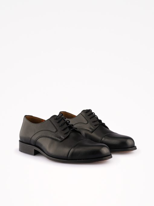 SAPATO DERBY DE ATACADOR EM PELE COM CAP TOE - Image 2
