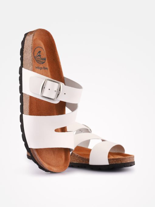 CHINELO INDIGO BAY EM PELE DE FIVELA COM PALMILHA BIO - Image 3