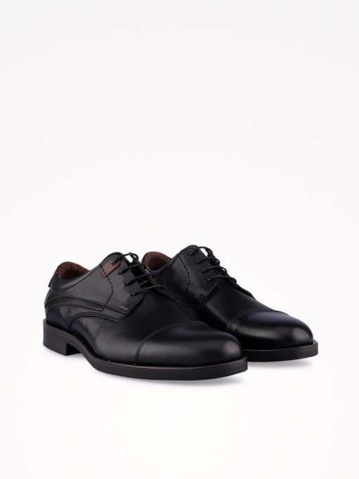 SAPATO DERBY DE ATACADOR EM PELE COM CAP TOE - Image 4