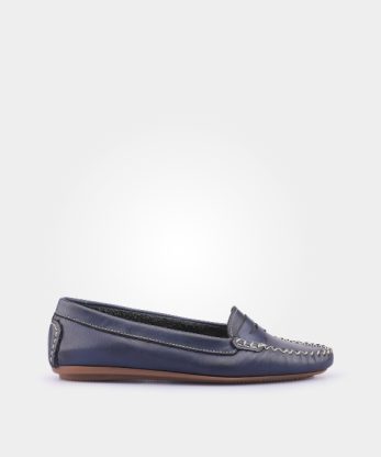 SAPATO MOCASSIN DECOTADO EM PELE
