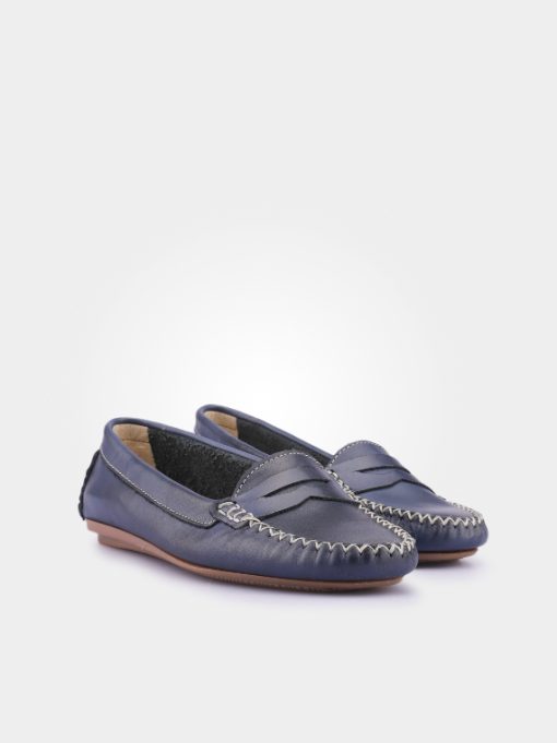SAPATO MOCASSIN DECOTADO EM PELE - Image 2