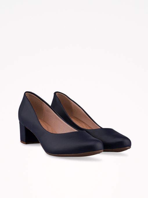 SAPATO PUMP DE TACÃO DE FORMA REDONDA - Image 2