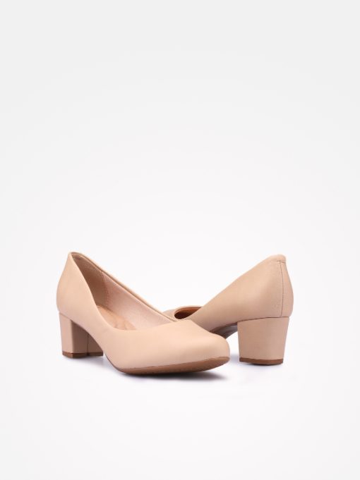 SAPATO PUMP DE TACÃO DE FORMA REDONDA - Image 6