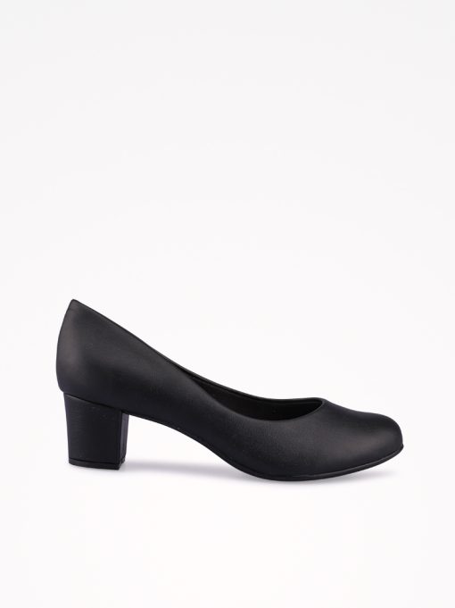 SAPATO PUMP DE TACÃO DE FORMA REDONDA - Image 7