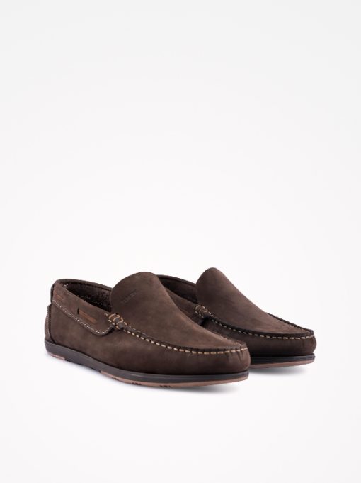SAPATO MOCASSIM SLIP ON EM PELE NOBUCK COMBINADA - Image 4