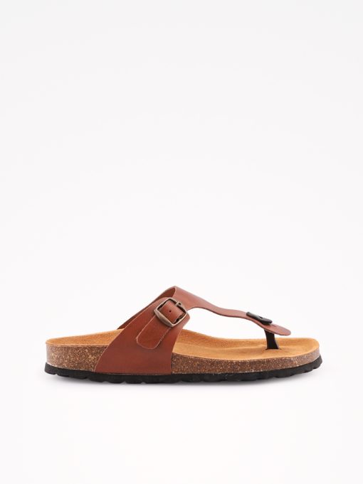 CHINELO DE DEDO EM PELE INDIGO BAY COM FIVELA E PALMILHA BIO - Image 3
