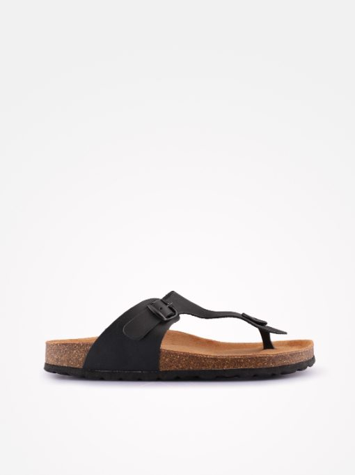 CHINELO DE DEDO EM PELE INDIGO BAY COM FIVELA E PALMILHA BIO - Image 6