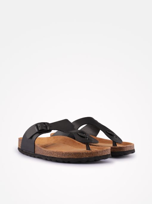 CHINELO DE DEDO EM PELE INDIGO BAY COM FIVELA E PALMILHA BIO - Image 7