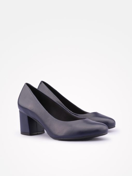 SAPATO PUMP DE TACÃO EM PELE COM SOLA CONFORTO - Image 2