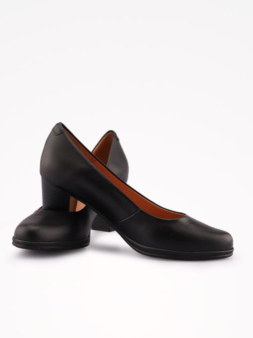 SAPATO PUMP DE TACÃO EM PELE COM SOLA CONFORTO - Image 6