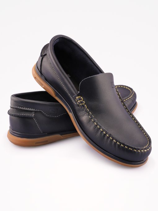 LEATHER SLIP ON MOCCASIN SHOE - Image 3