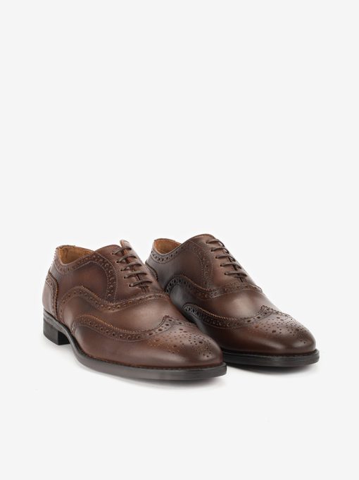 SAPATO OXFORD BROGUE TOSCANINI EM PELE COM PERFURADO - Image 2
