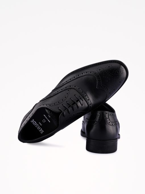 SAPATO OXFORD BROGUE TOSCANINI EM PELE COM PERFURADO - Image 5