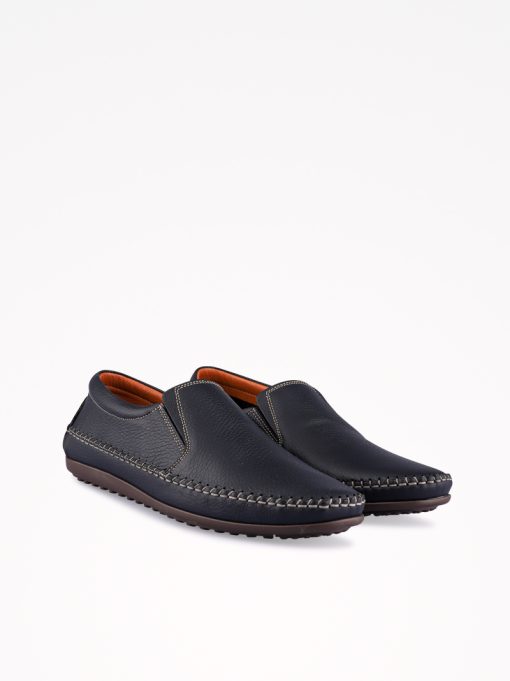 SAPATO SLIP-ON SOFT WALK EM PELE COM SOLA DE BORRACHA SUPER FLEXÍVEL - Image 2