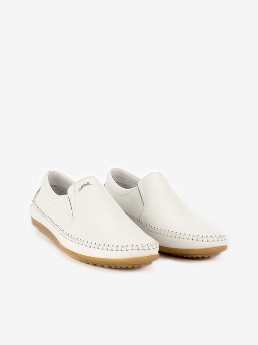 SAPATO SLIP-ON SOFT WALK EM PELE COM SOLA DE BORRACHA SUPER FLEXÍVEL - Image 5