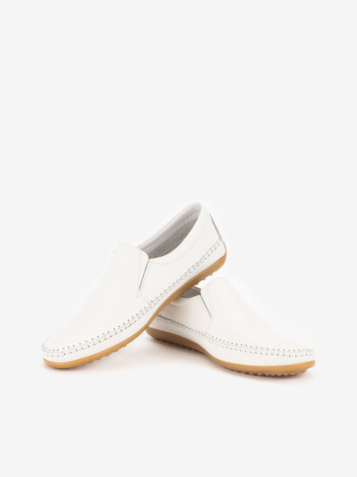 SAPATO SLIP-ON SOFT WALK EM PELE COM SOLA DE BORRACHA SUPER FLEXÍVEL - Image 6