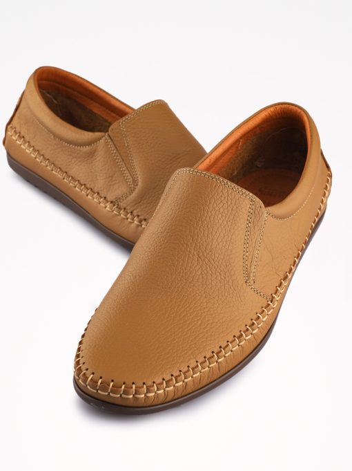 SAPATO SLIP-ON SOFT WALK EM PELE COM SOLA DE BORRACHA SUPER FLEXÍVEL - Image 9