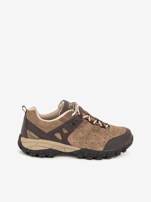 SAPATO HILL CASUAL EM CROUTE CAMURÇA COMBINADO DE ATACADOR COM SOLA TREK