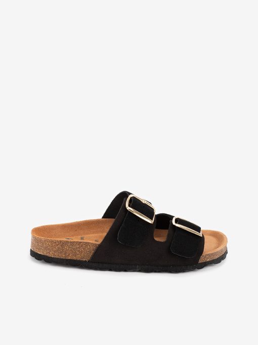 CHINELO INDIGO BAY EM CROUTE CAMURÇA COM DUPLA FIVELA METÁLICA E PALMILHA BIO - Image 6
