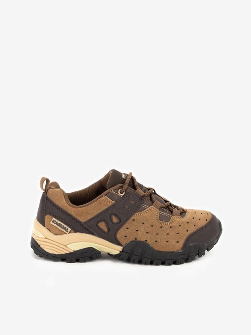 SAPATO HILL CASUAL EM CROUTE CAMURÇA COMBINADO DE ATACADOR COM SOLA TREK