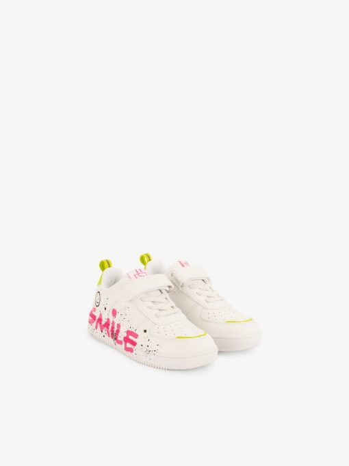 PRINTED TENNIS SHOES COMBINED WITH VELCRO AND ELASTIC LACE - Image 2
