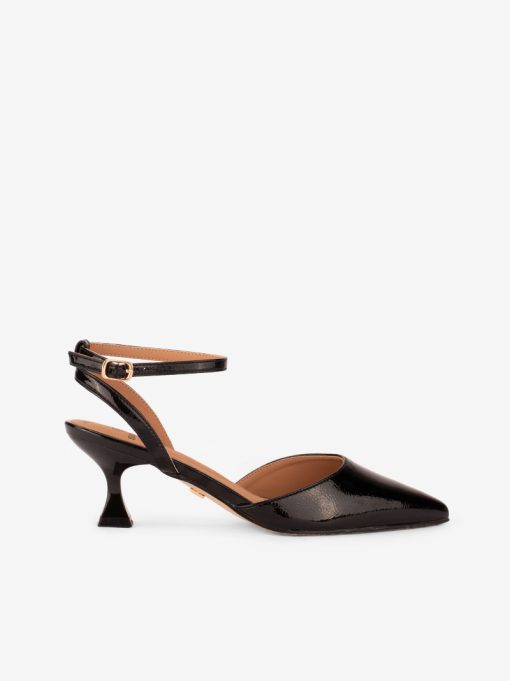 SAPATO SLING BACK DE SALTO DE FIVELA NO TORNOZELO COM FORMA QUADRADA - Image 3