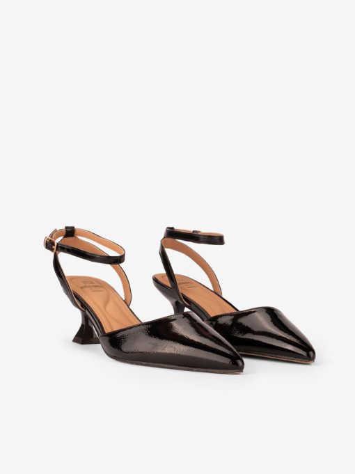 SAPATO SLING BACK DE SALTO DE FIVELA NO TORNOZELO COM FORMA QUADRADA - Image 4