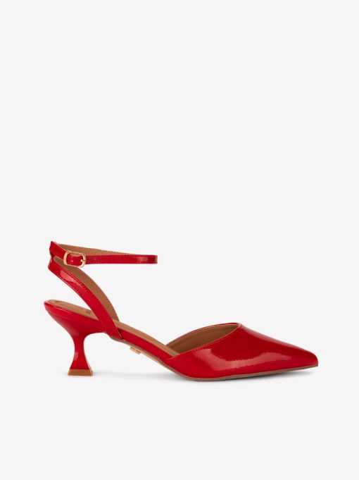 SAPATO SLING BACK DE SALTO DE FIVELA NO TORNOZELO COM FORMA QUADRADA - Image 5