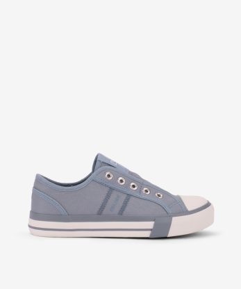 TÉNIS EM CANVAS DE ELÁSTICO COM CUPSOLE VULCANIZADA