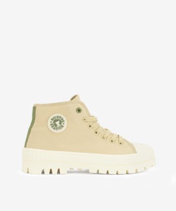 TÉNIS HI TOP EM CANVAS DE ATACADOR COM CUPSOLE VULCANIZADA