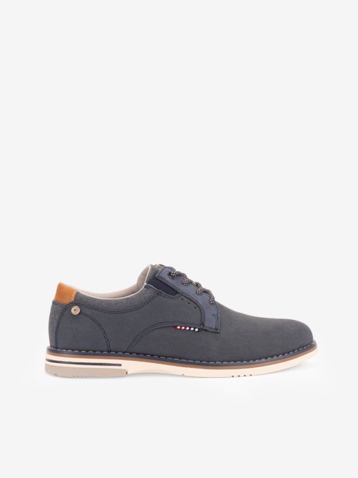 LACE DERBY SHOES WITH TWO-COLOR SOLE
