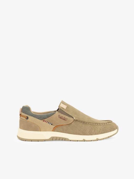 SAPATO DESPORTIVO BLUE WAY ESTILO MOCASSIN EM CANVAS MULTIPEÇA COMBINADO DE ELÁSTICO - Image 3