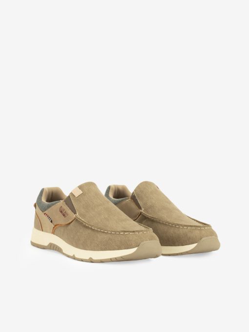 SAPATO DESPORTIVO BLUE WAY ESTILO MOCASSIN EM CANVAS MULTIPEÇA COMBINADO DE ELÁSTICO - Image 4