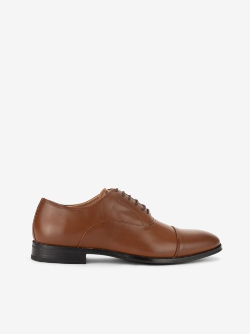 CLASSIC LACE STYLE OXFORD SHOES WITH CAP TOE
