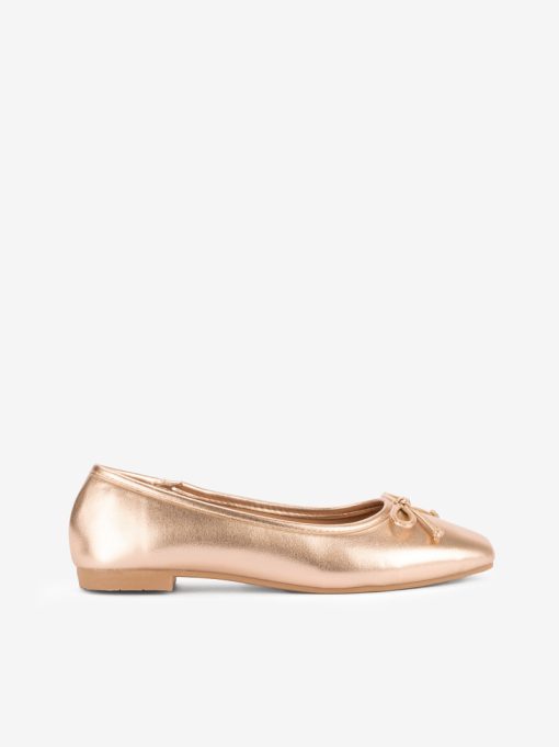 METALLIC BOW SHOE WITH CUSHIONED INSOLE - Image 7