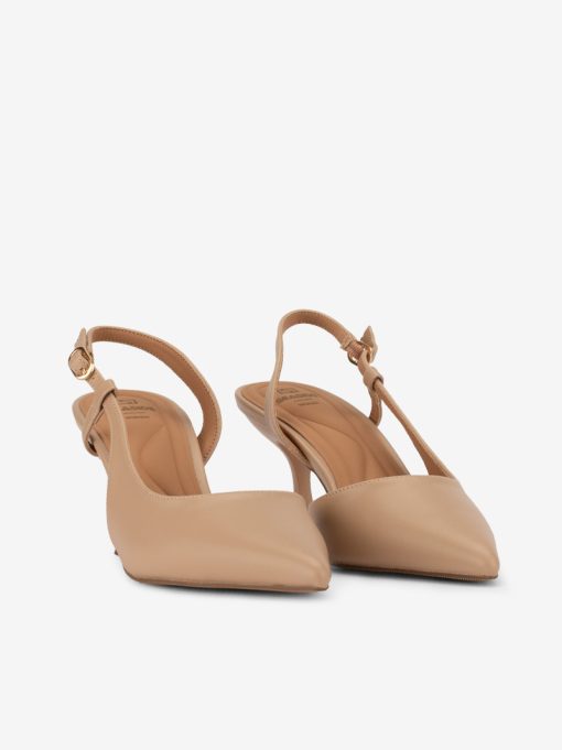 SAPATO PUMP SLING BACK DE SALTO COM FORMA PONTIAGUDA - Image 2