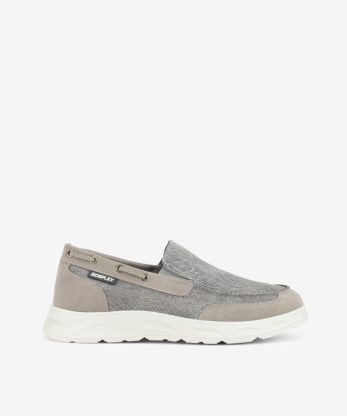 SAPATO DESPORTIVO SIDEFLEX EM LONA SLIP ON DE ELÁSTICO COM SOLA SUPER LIGHT
