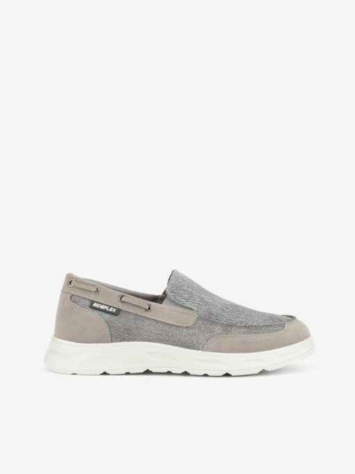 SAPATO DESPORTIVO SIDEFLEX EM LONA SLIP ON DE ELÁSTICO COM SOLA SUPER LIGHT