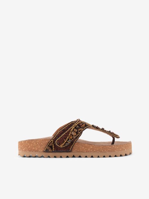 CHINELO ÉTNICO COM APLICAÇÃO DE CRISTAIS EM PALMILHA BIO