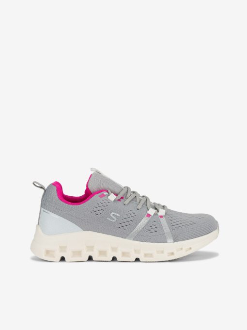 SAPATILHA DE ATACADOR EM MESH TÊXTIL COM SOLA ESTILO RUNNING