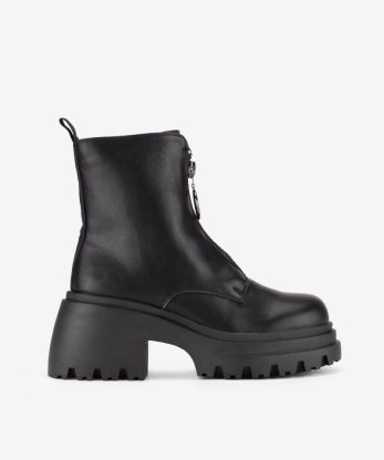 BOTA ESTILO MILITAR DE FECHO COM SOLA CHUNKY