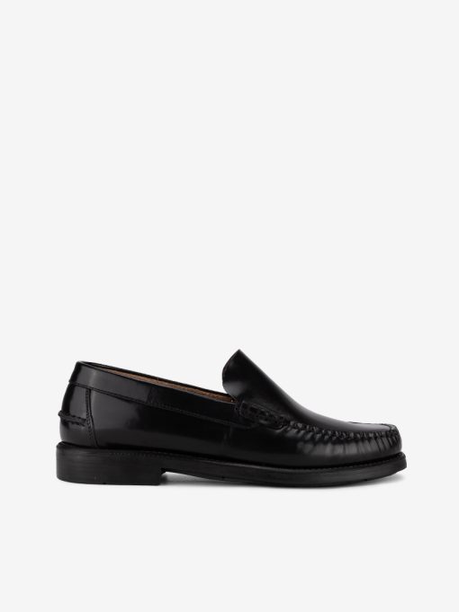 SAPATO LOAFER MOCASSIN CLÁSSICO EM PELE POLIDA COM SOLA DE BORRACHA - Image 3