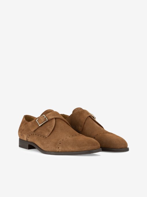 SAPATO CLÁSSICO EM CROUTE COM FIVELA E CAP TOE - Image 2