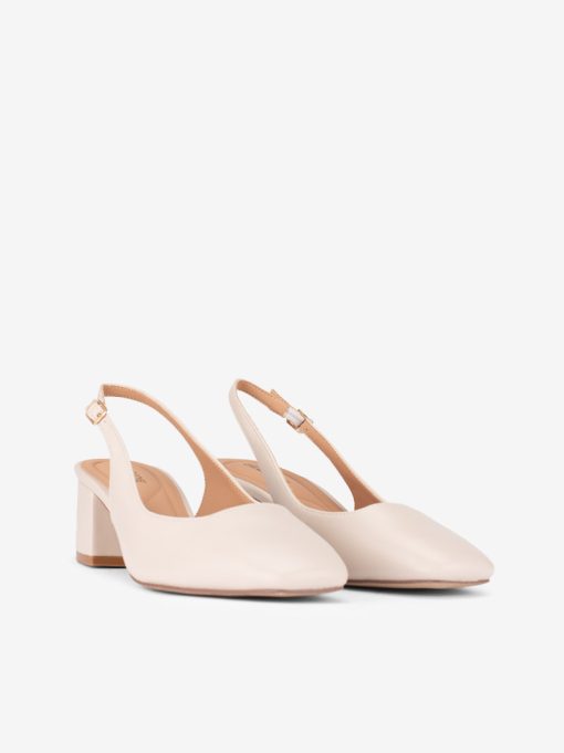 SAPATO SLING BACK DE TACÃO COM FORMA QUADRADA - Image 2