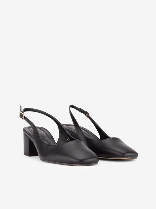 SAPATO SLING BACK DE TACÃO COM FORMA QUADRADA - Image 4