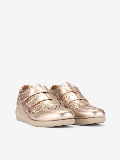 COMFORT SHOE IN METALLIC LEATHER - Image 2