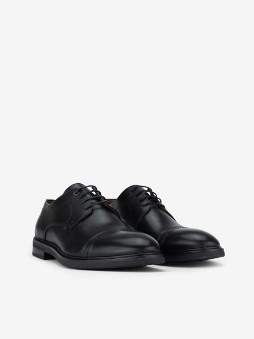SAPATO DERBY EM PELE DE ATACADOR COM CAP TOE - Image 4