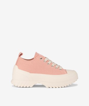 TÉNIS EM CANVAS DE ATACADOR COM CHUNKY CUPSOLE DE RASTO - ROSA, 36