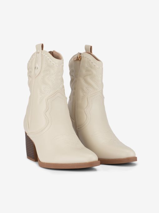 BOTA DE TACÃO ESTILO TEXANA COMBINADA COM BORDADOS WESTERN - Image 2