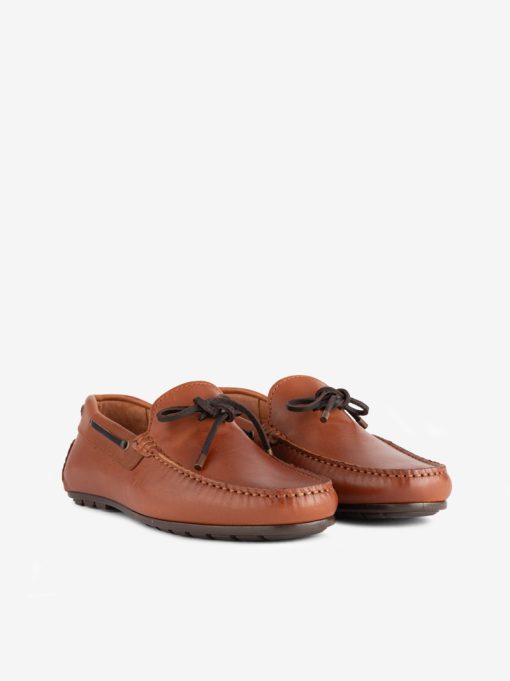 SAPATO MOCASSIN EM PELE COM COSTURA MANUAL E ATACADOR EM COURO - Image 4